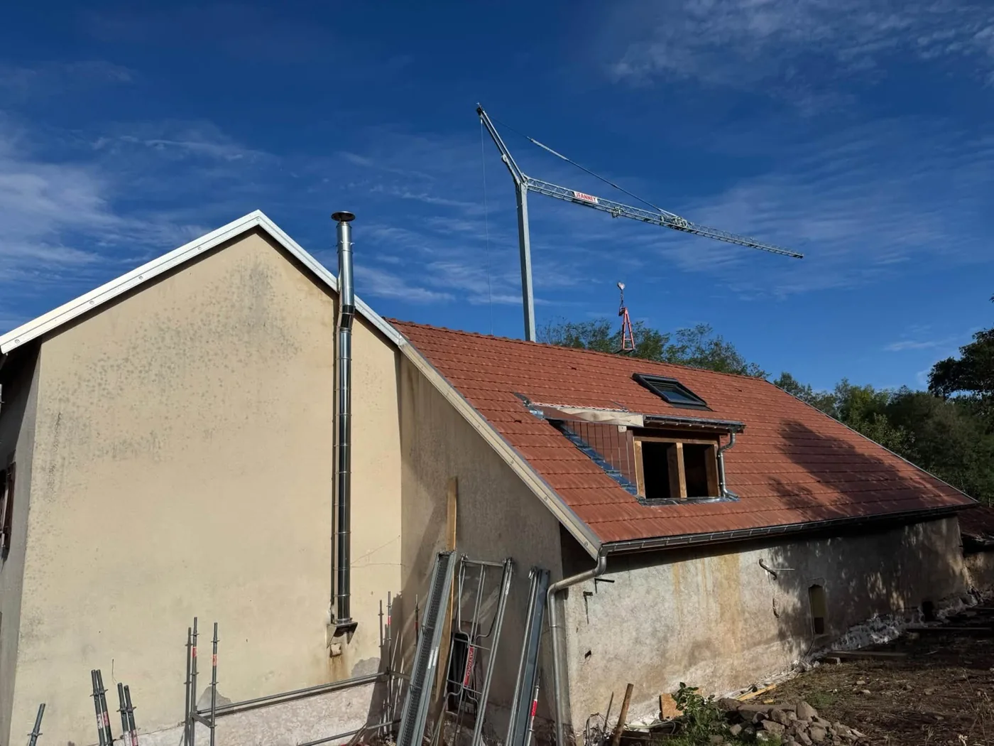Toiture après rénovation